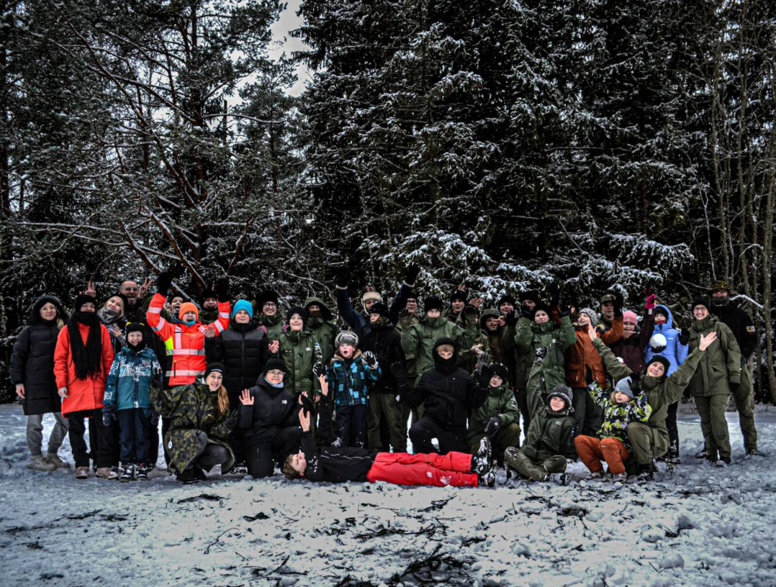 Noorte talvelaager Kiruveres Paunküla väljaõppekeskuses